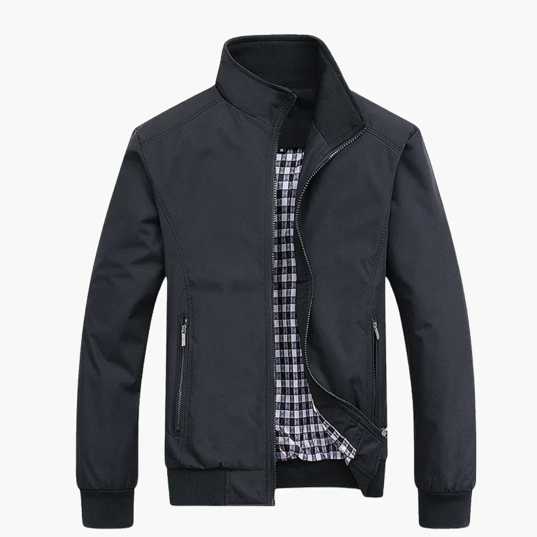 Slim Fit Bomberjakke til Herrer