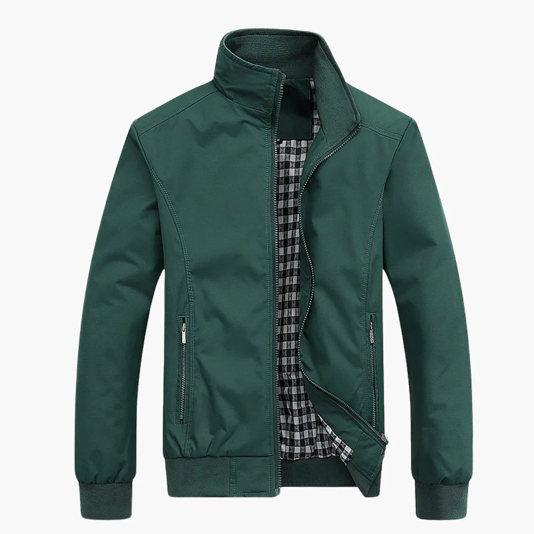 Slim Fit Bomberjakke til Herrer
