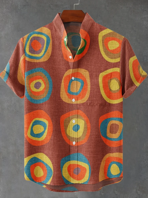 Elias Wall Art Print Casual Shirt