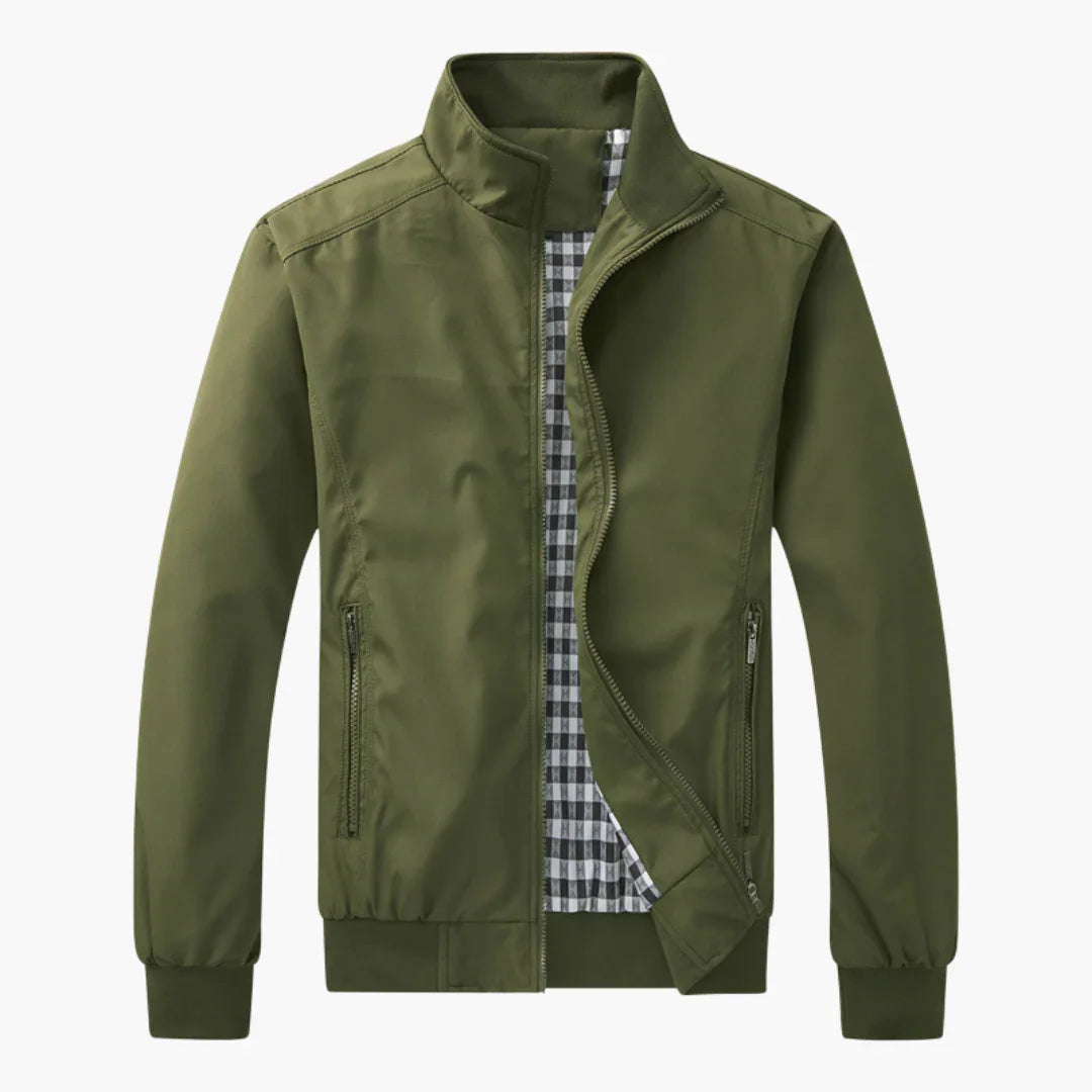Slim Fit Bomberjakke til Herrer