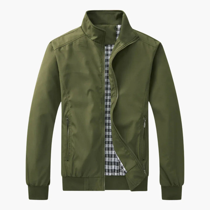 Slim Fit Bomberjakke til Herrer