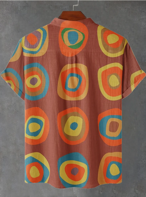 Elias Wall Art Print Casual Shirt
