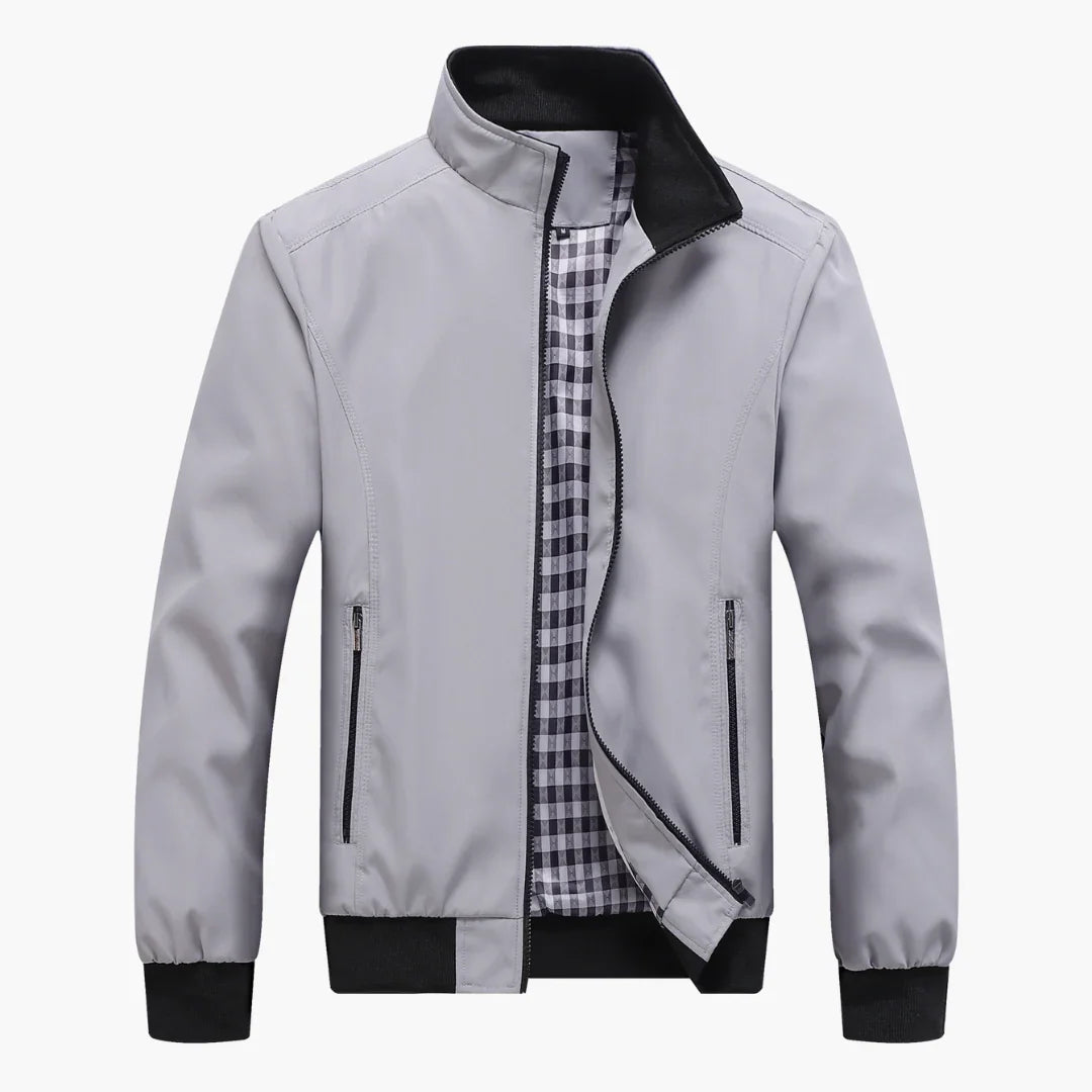 Slim Fit Bomberjakke til Herrer