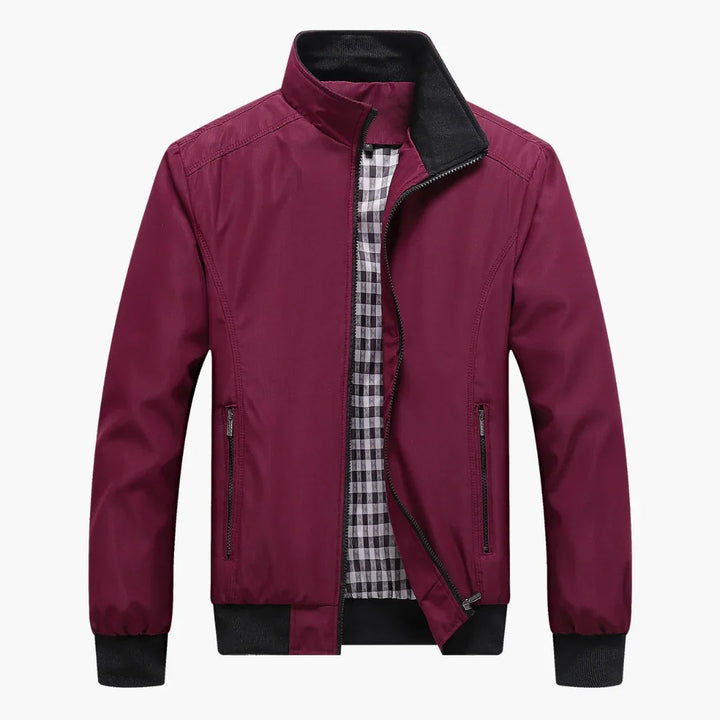 Slim Fit Bomberjakke til Herrer