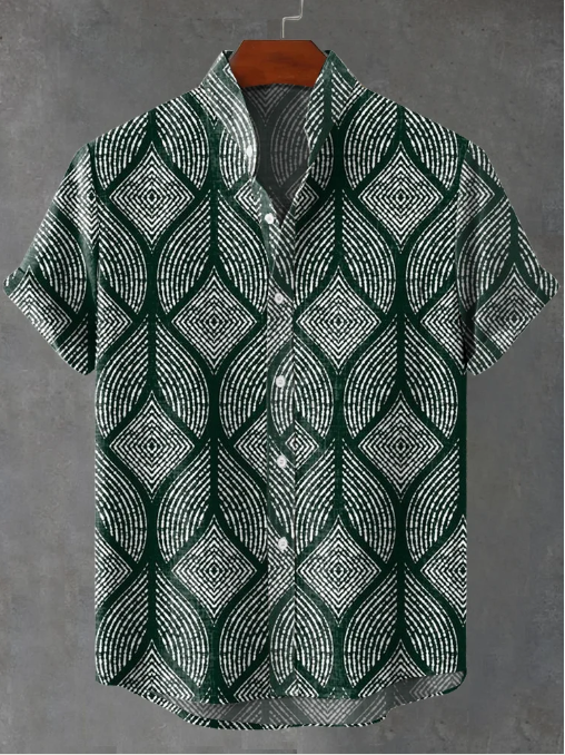 Simon Wallpaper Art Print Casual Shirt