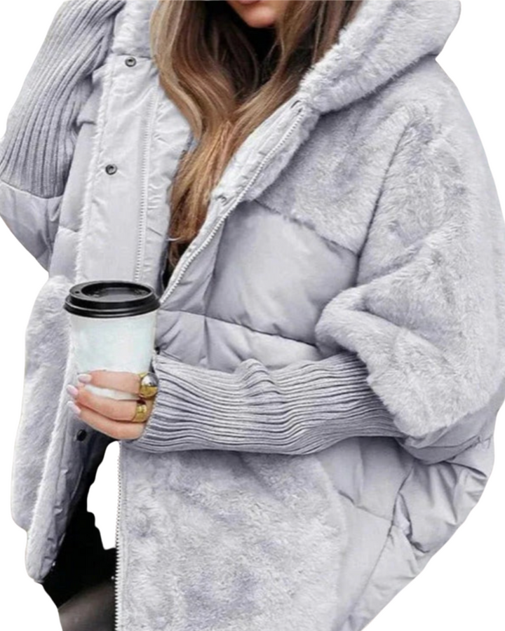 Louise | Varm dunjakke med hætte