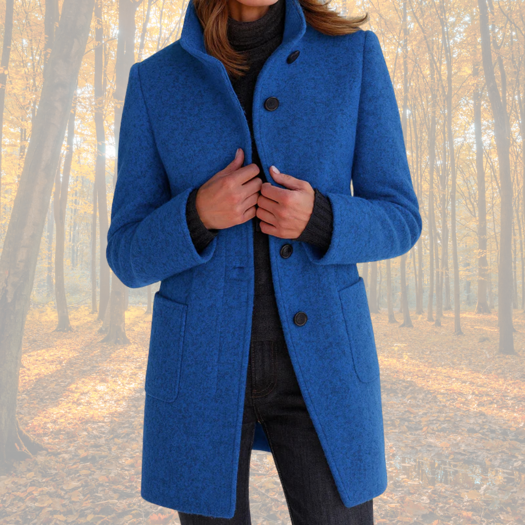Marzena | Klassisk vinterfrakke med knapper