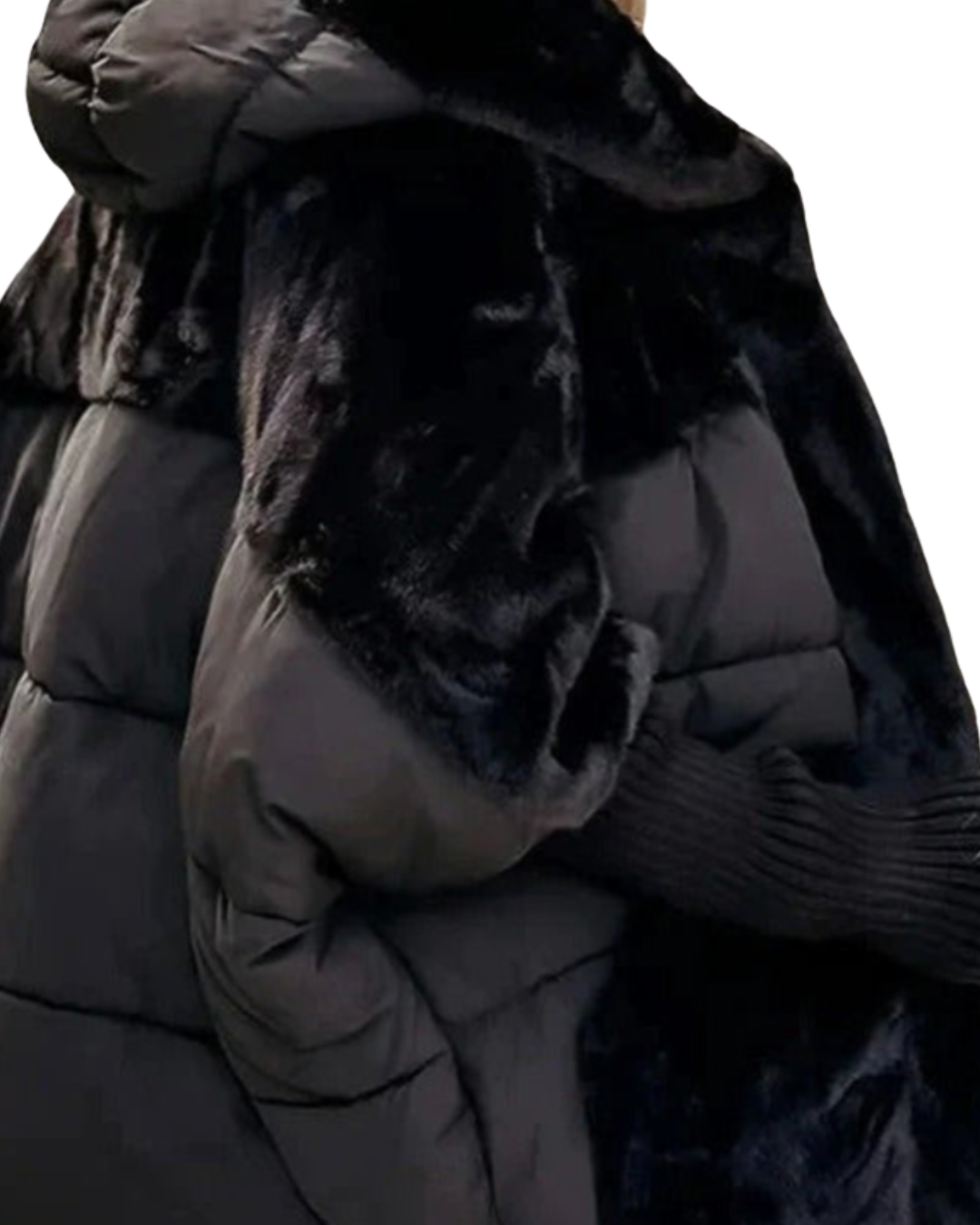 Louise | Varm dunjakke med hætte