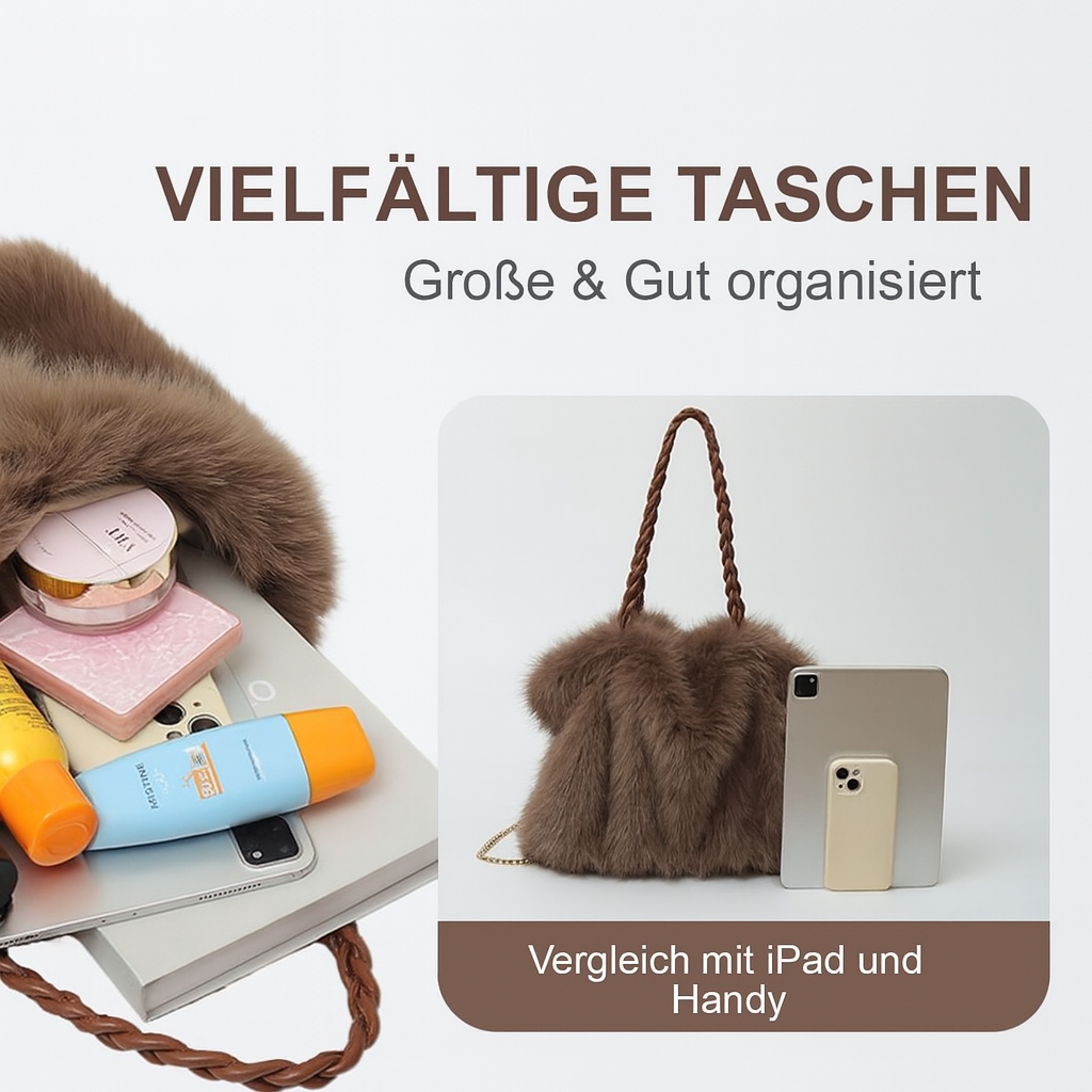 Léone | Elegant Skuldertaske i Blød Velvet