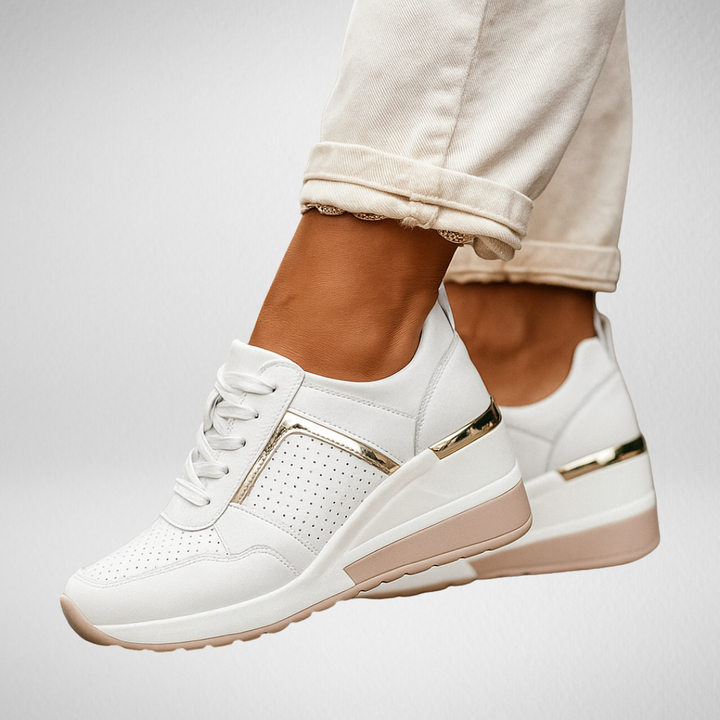 Elvira | Elegant komfortsneaker med let kilehæl