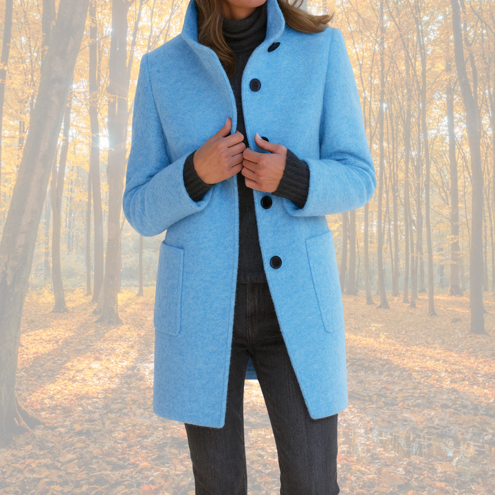 Marzena | Klassisk vinterfrakke med knapper