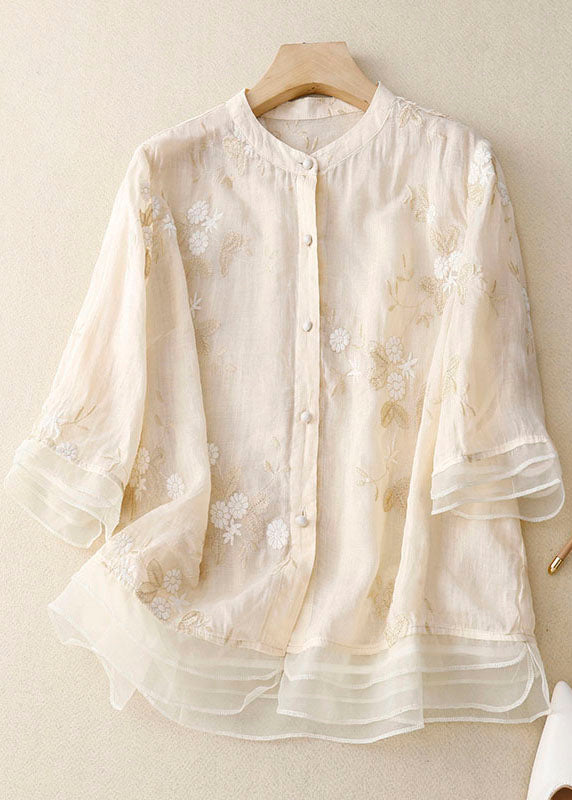 Sena | Embroidered Cotton Blouse