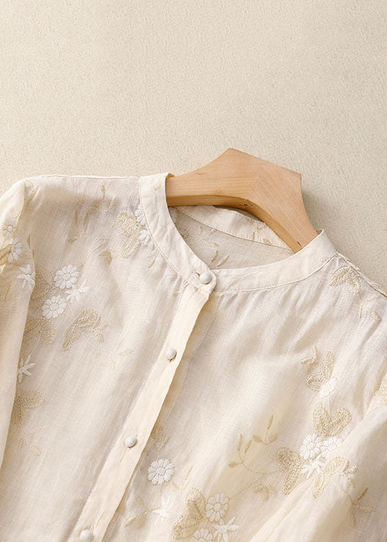 Sena | Embroidered Cotton Blouse