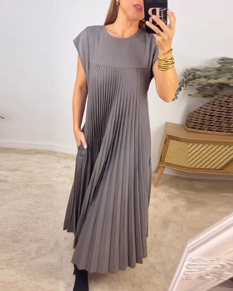Yani | Plisseret Maxi Kjole