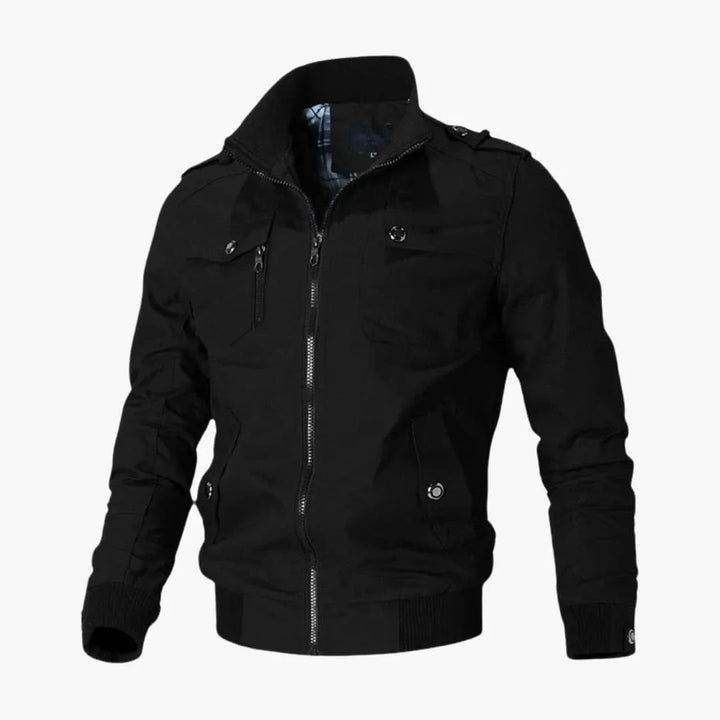 Quilted bomberjakke til herrer