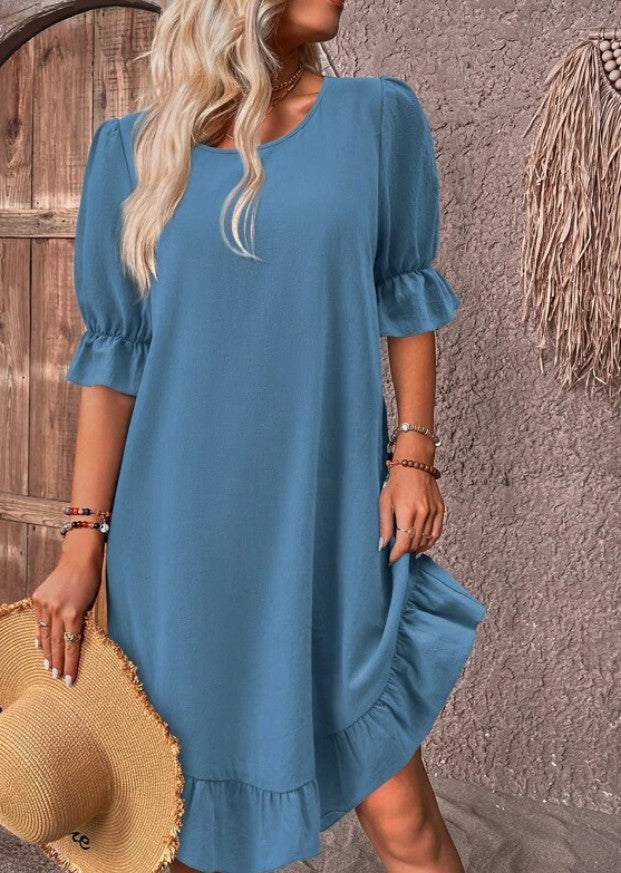 Elli | Elegant Dress with Ruffle Edge