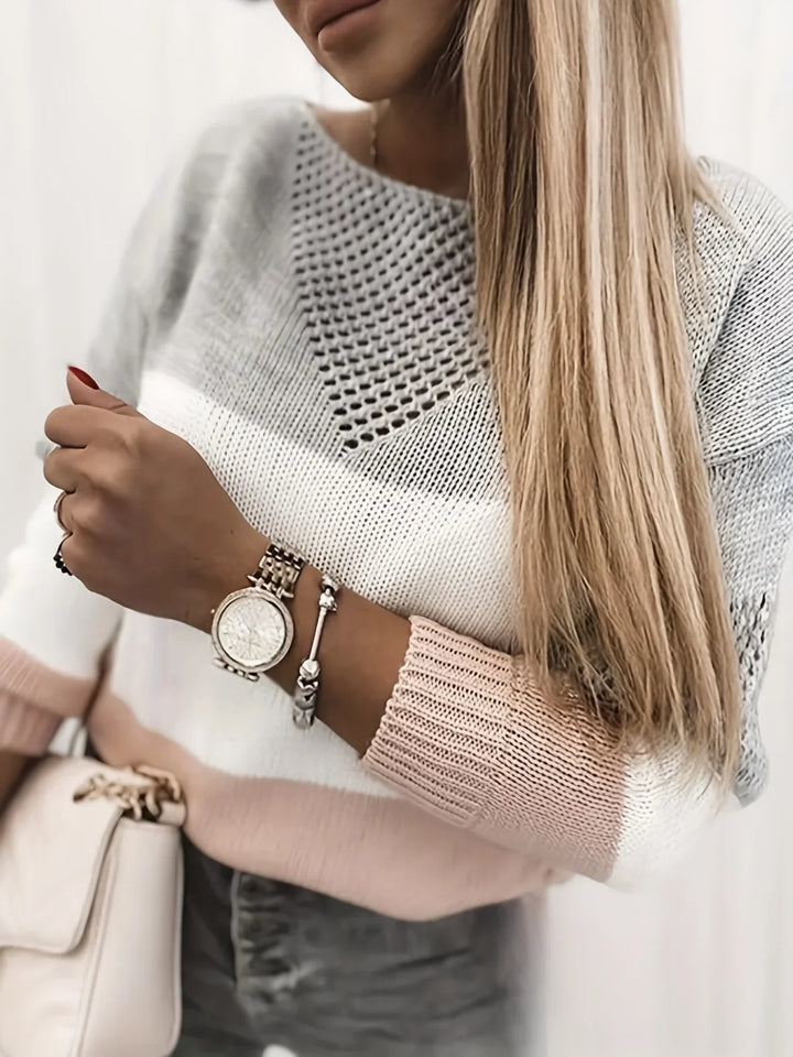 LIV & LYKKE™ | Udsnitstrikpullover