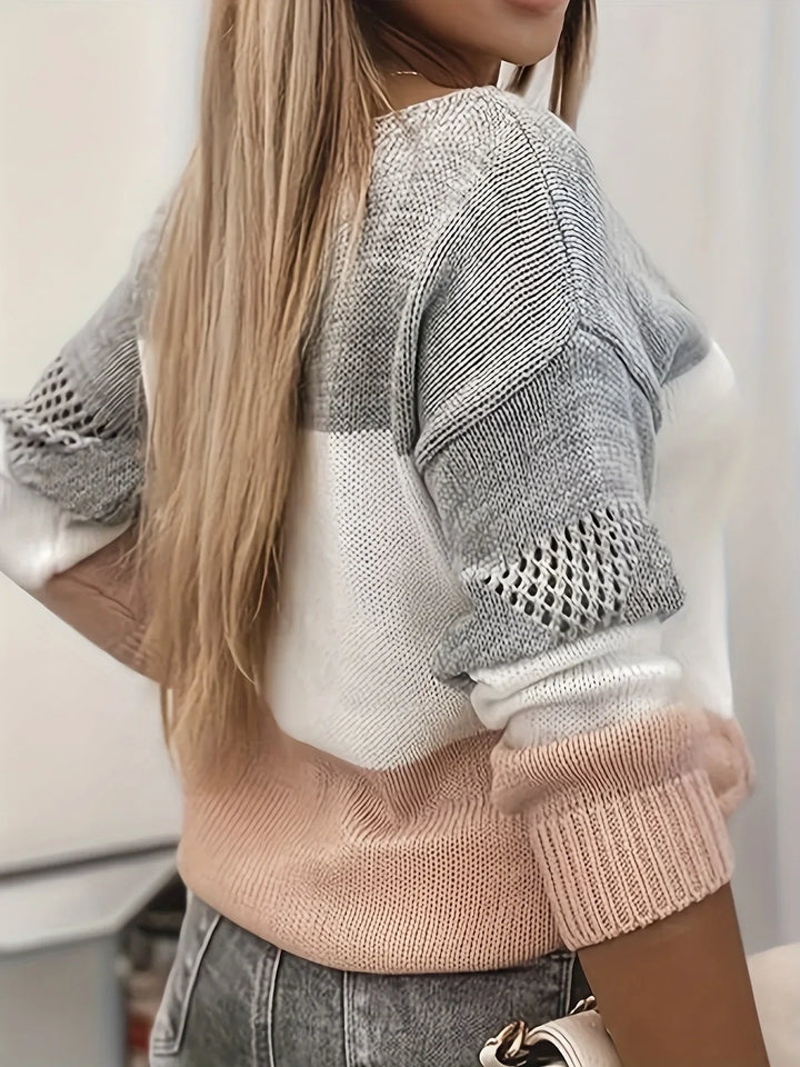 LIV & LYKKE™ | Udsnitstrikpullover