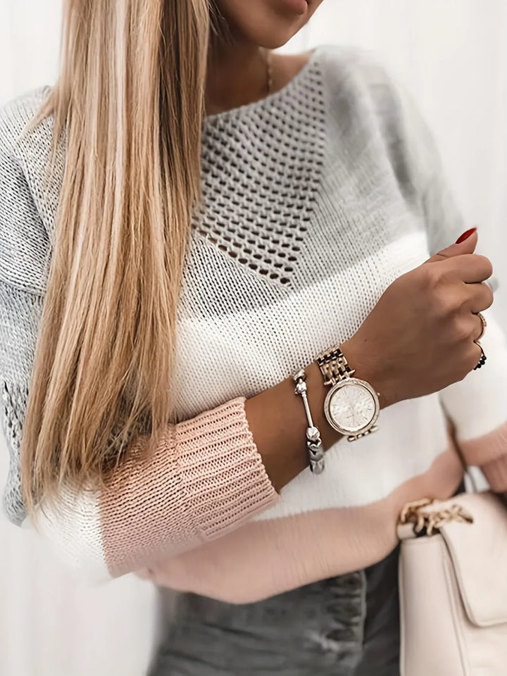 LIV & LYKKE™ | Udsnitstrikpullover
