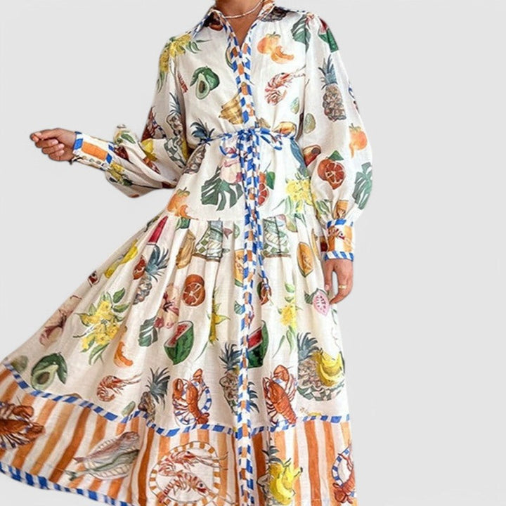 Aven | Elegant Italiensk Maxi Kjole