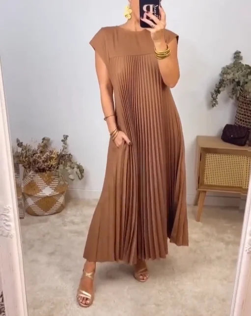 Yani | Plisseret Maxi Kjole