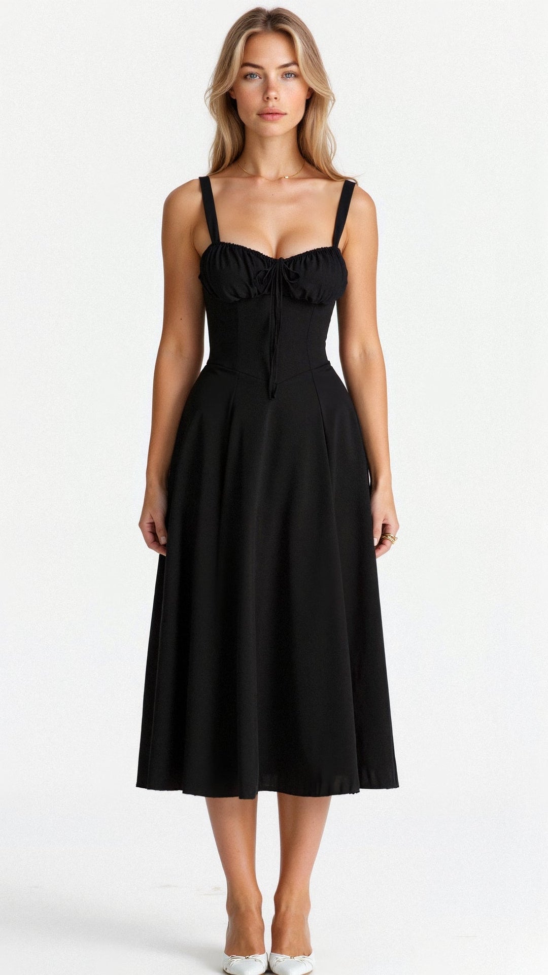 Noor | Elegant Taljekjole med Bustier-Design – Skab en Tidløs og Feminin Silhuet